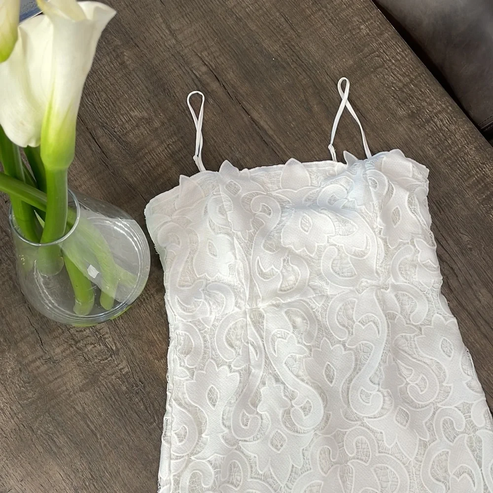 Bardot White Lace Dress - Picture 2 of 13